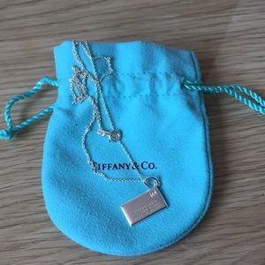 Tiffany & Co. Envelope diamond necklace